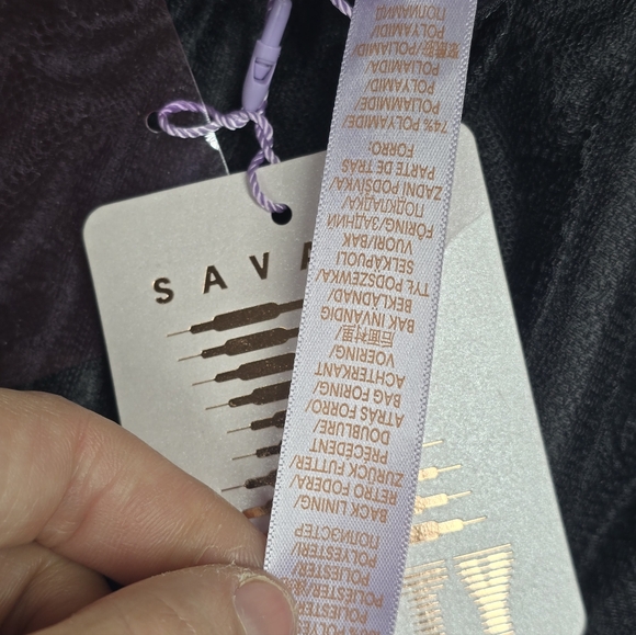 Savage X Fenty Embroidered Lace Corset Women's 3X Black Caviar Lingerie Garters - Picture 10 of 12